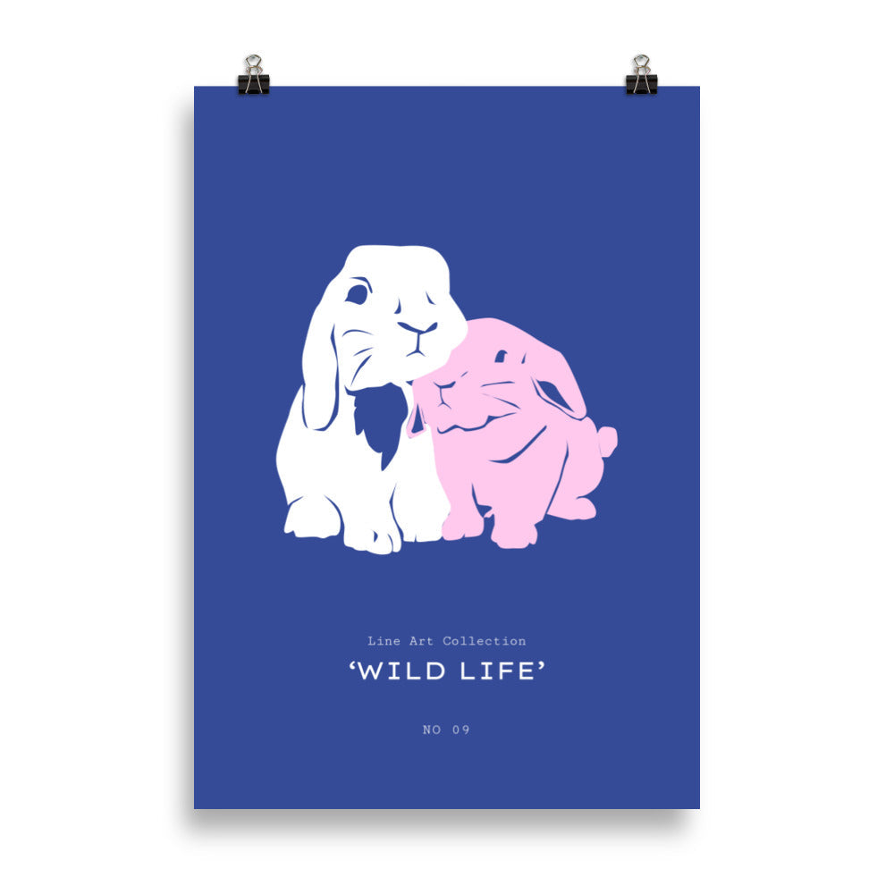 Rabbits | Veska 70×100 cm