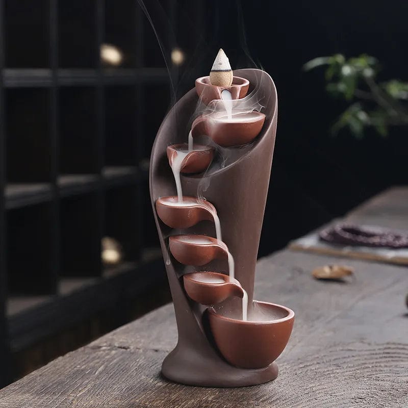 Shiva Keramisk Rökelsehållare | Veska Ökenbrun