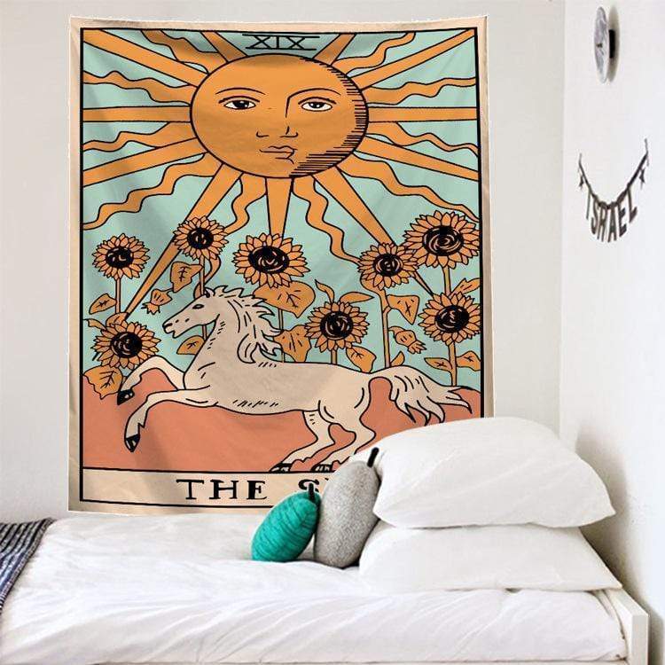 SOL Tarot Vägghängd Tapestry | Veska