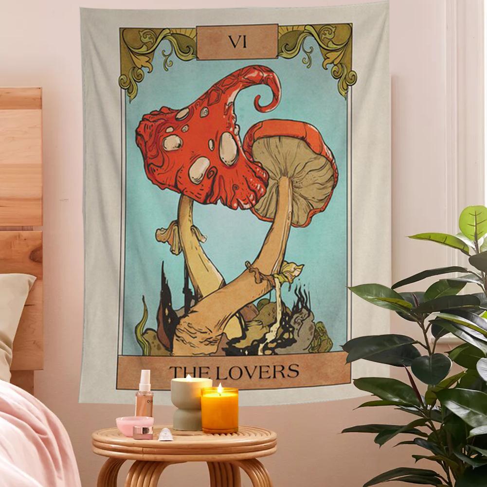 The Lovers Tarot Kort Tapestry | Veska