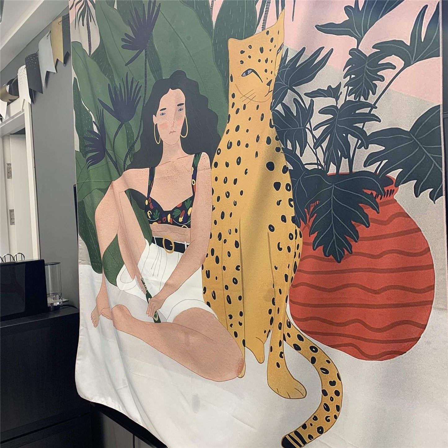 Tropisk Flicka Tapestry | Veska