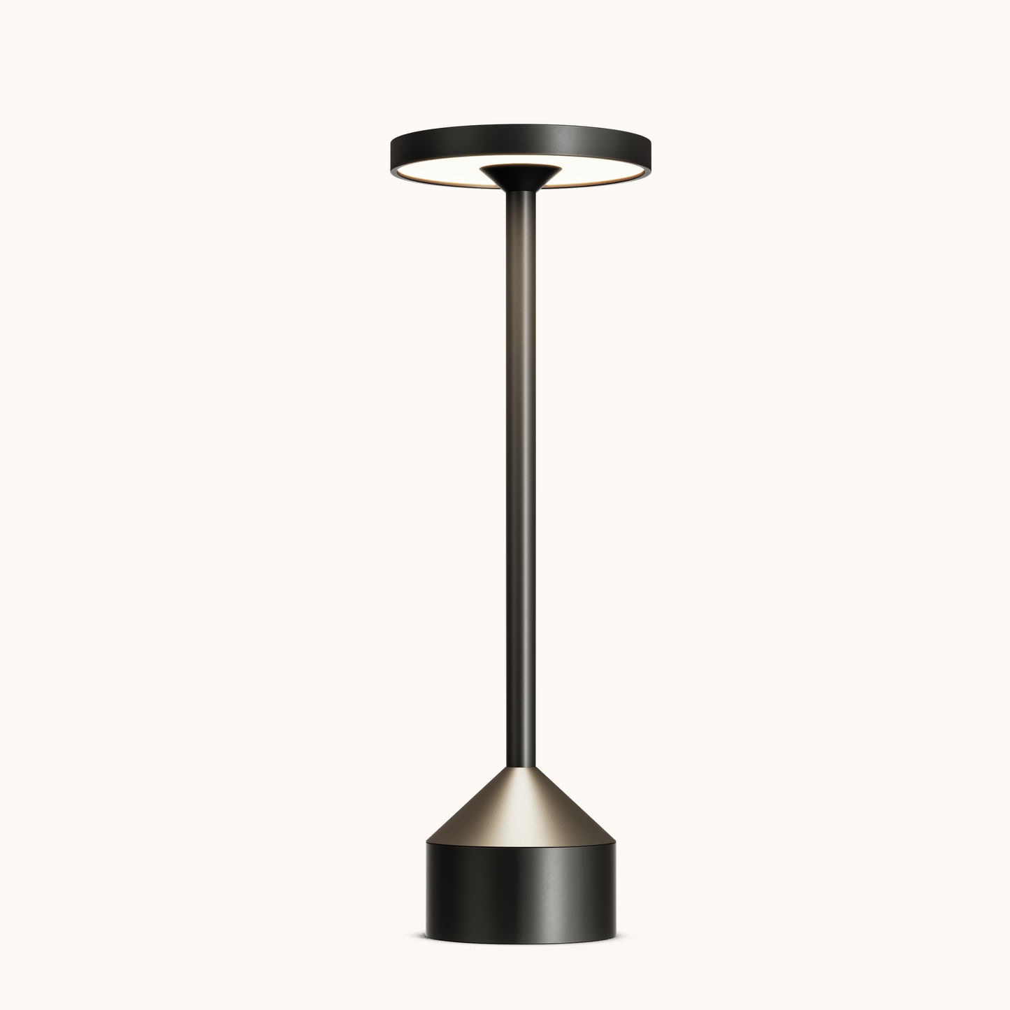 Veska | Stockholm Lighting: Elegant Trådlös Bordslampa med Dimmerfunktion Svart