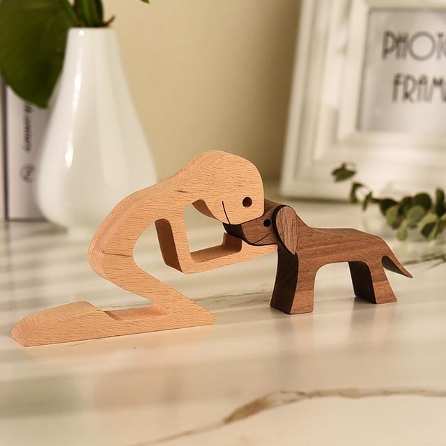 Villkorslös Kärlek Träfigur | Veska K