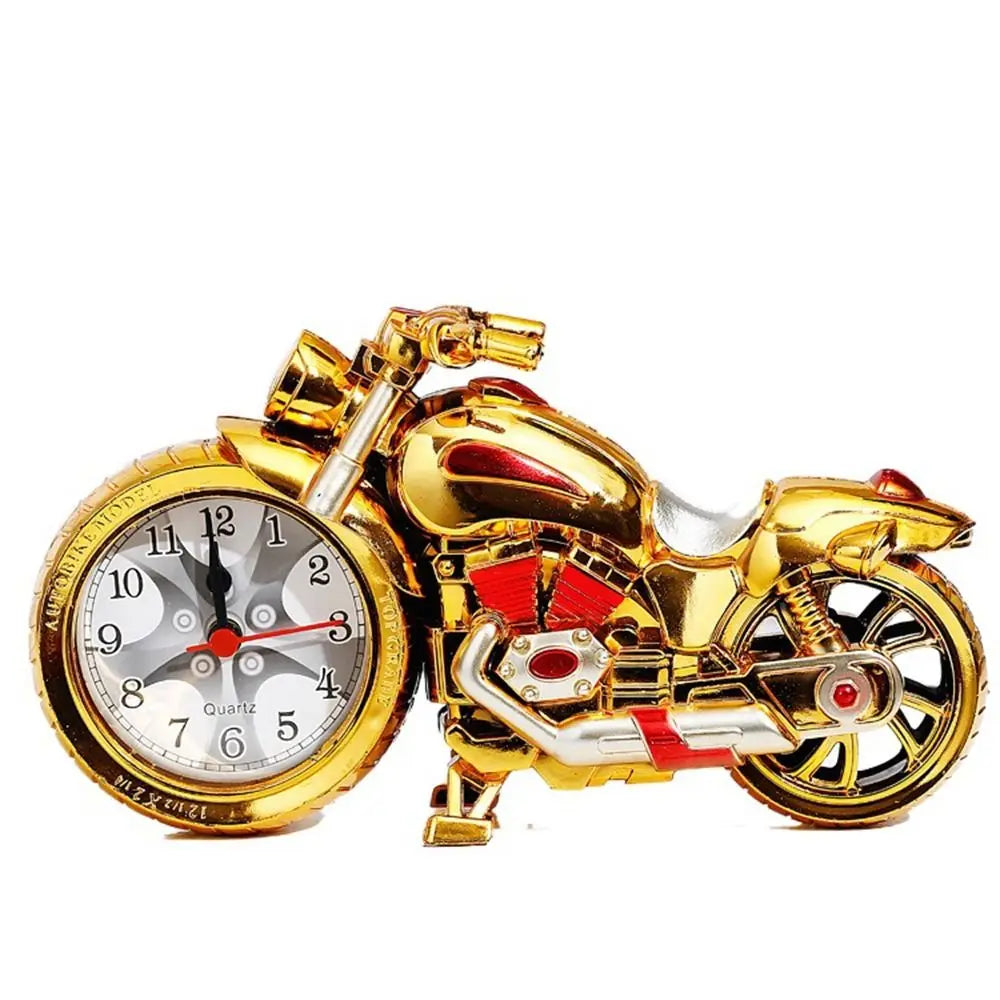Vintage Motorcykel Sängbord Väckarklocka | Veska Guld-Röd