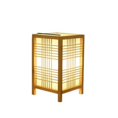 Zen-inspirerad bambulampa för sovrum och vardagsrum | Veska D