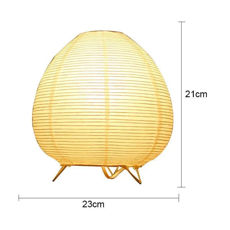 ZenGlow – Elegant bordslampa i Wabi Sabi-stil för en lugnande inredning | Veska