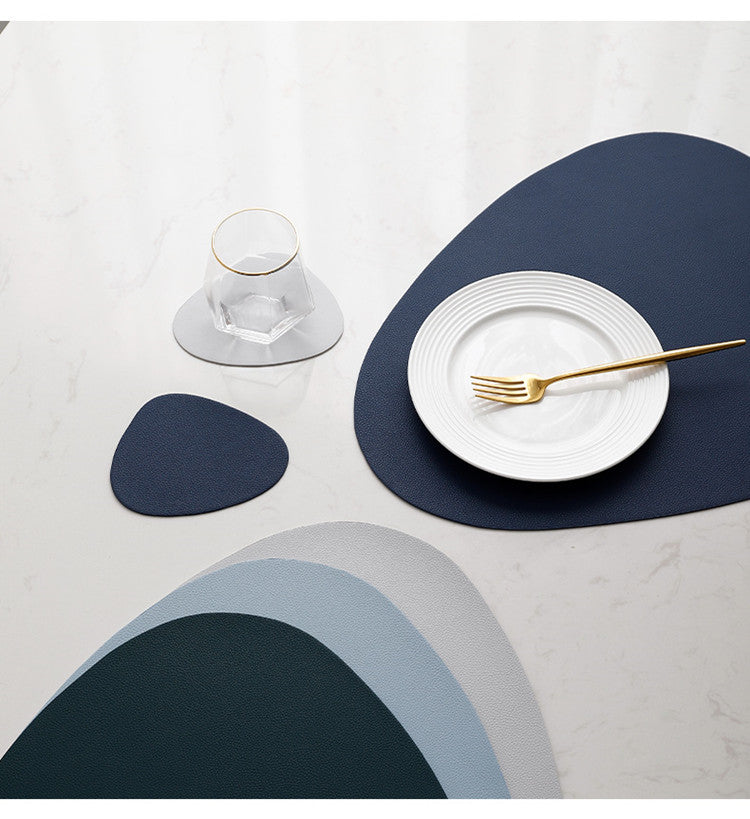 10 Färger Triangulär Placemat Set | Veska