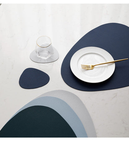 10 Färger Triangulär Placemat Set | Veska