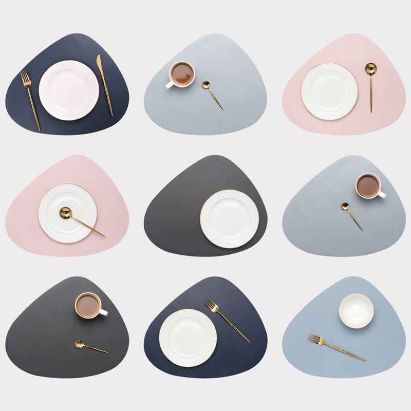 10 Färger Triangulär Placemat Set | Veska