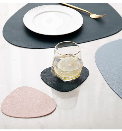 10 Färger Triangulär Placemat Set | Veska