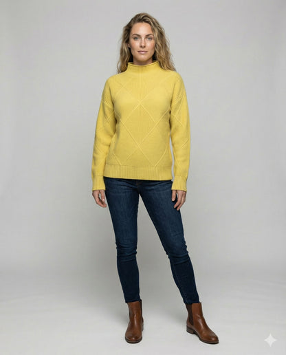 Veska | Kashmir Rullkragetröja för Dam | Mjuk och Värmande Elegans