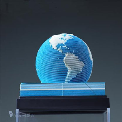 2022 Kreativ 3D Jordkalender | Veska Blå