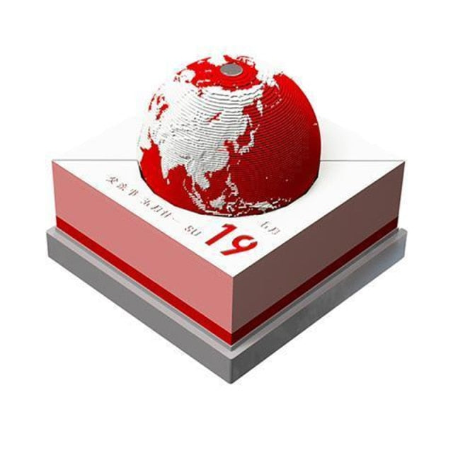 2022 Kreativ 3D Jordkalender | Veska Röd