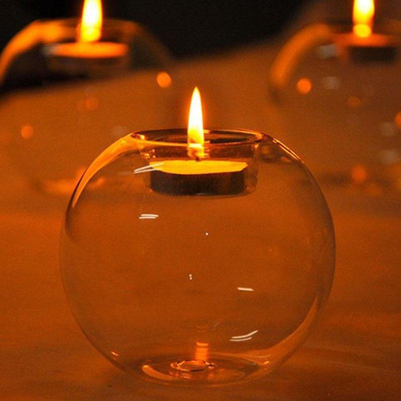 2st Kristallglas Enkel Ljuslykta | Veska