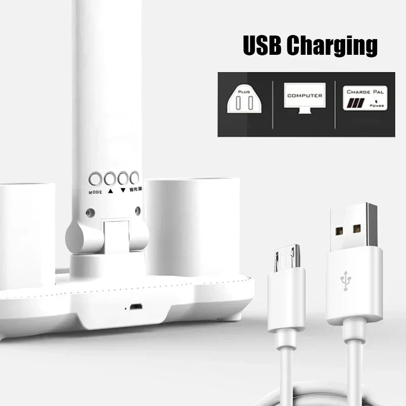 3-i-1 Multifunktionell Fyra-Huvud Smart Bordslampa | Veska