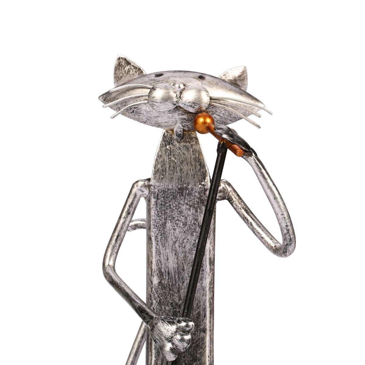 3 Mini Musician Cats Modern Skulptur | Veska