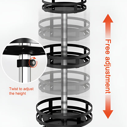 360° Rotating Spice Rack | Multifunktionell Kökshylla | Platsbesparande & Modern | Veska