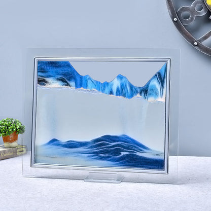 3D Glas Flöde Sandmålning Ram | Veska