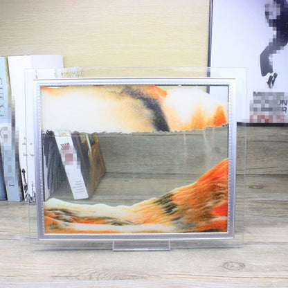 3D Glas Flöde Sandmålning Ram | Veska