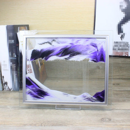 3D Glas Flöde Sandmålning Ram | Veska