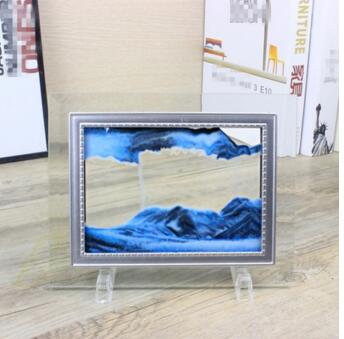 3D Glas Flöde Sandmålning Ram | Veska 17cmX13cm 3
