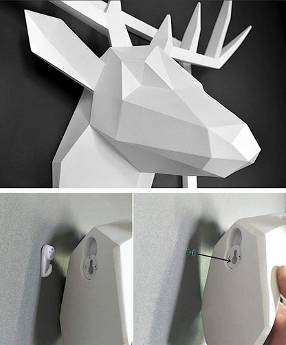 3D Hjorthuvud Vägghuvudstaty | Veska