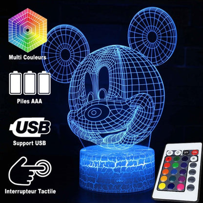 3D Lampa huvudet av Mickey | Veska