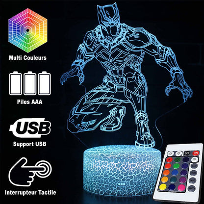 3D Lampa Marvel Black Panther Stealth | Veska