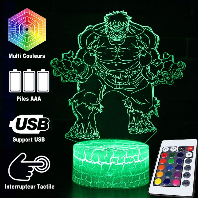 3D Lampa Marvel Hulk | Veska
