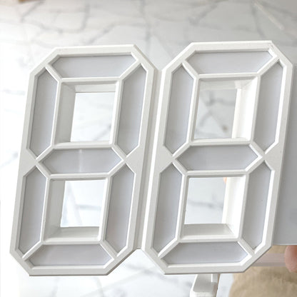 3D LED Modern Digital Alarm Väggklocka | Veska