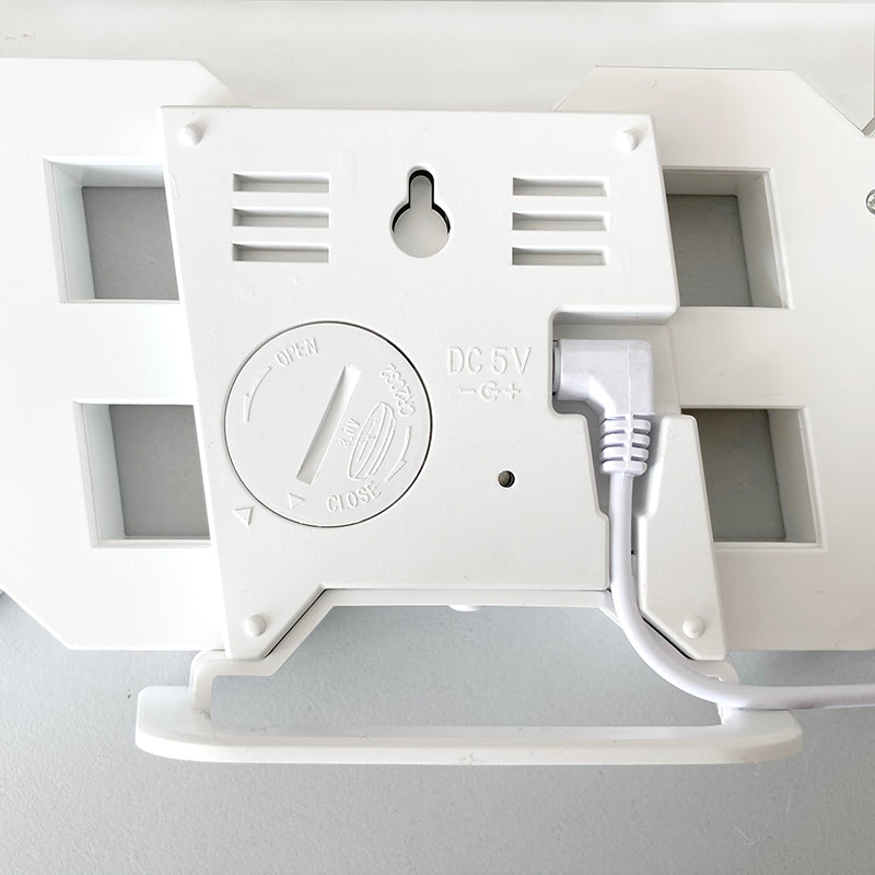 3D LED Modern Digital Alarm Väggklocka | Veska