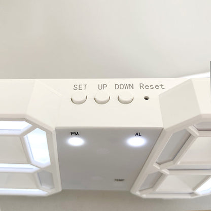 3D LED Modern Digital Alarm Väggklocka | Veska