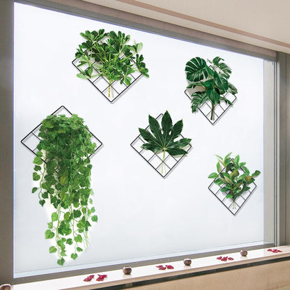 3D Natur Vind Grön Växt Väggklistermärken | Veska
