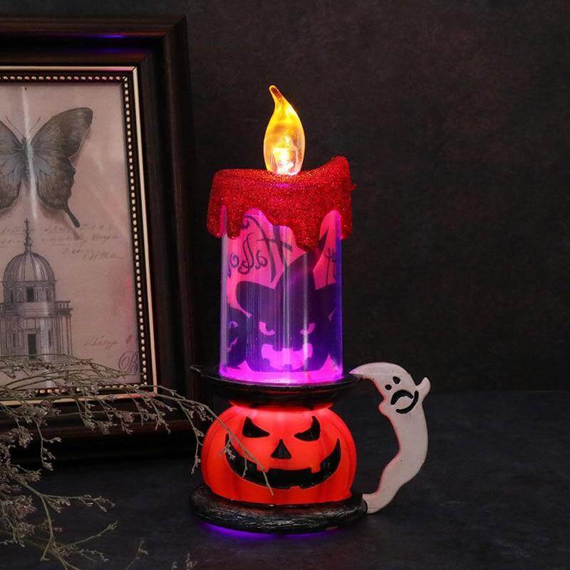 3D Pumpa Skelett Halloween Ljus | Veska