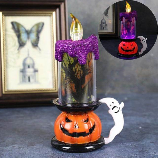 3D Pumpa Skelett Halloween Ljus | Veska A