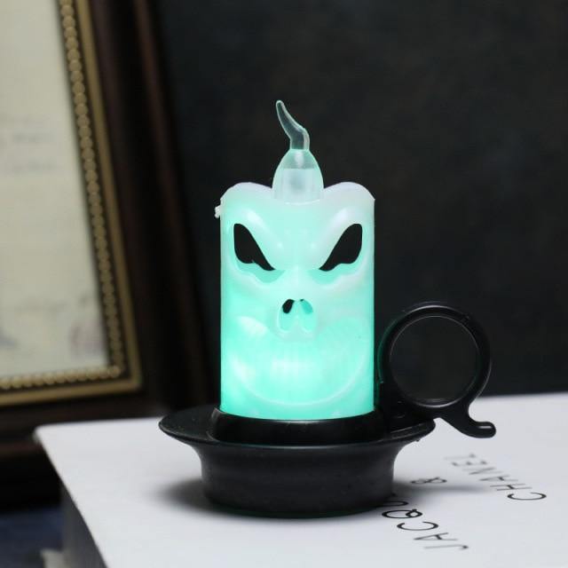 3D Pumpa Skelett Halloween Ljus | Veska E
