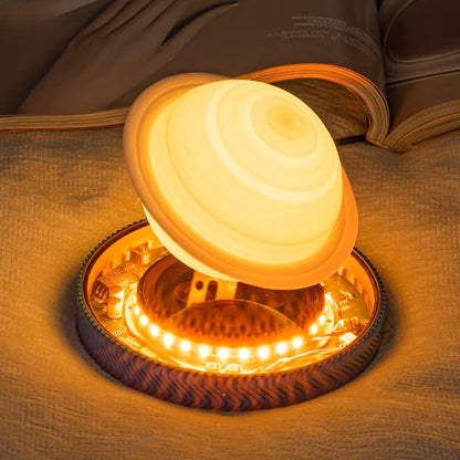 3D Saturn Rymden Älskare Magnetiskt Svävande Lampa | Veska