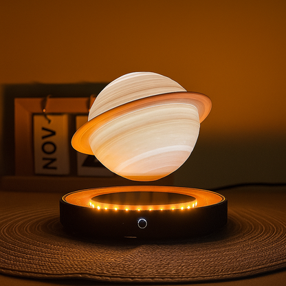 3D Saturn Rymden Älskare Magnetiskt Svävande Lampa | Veska
