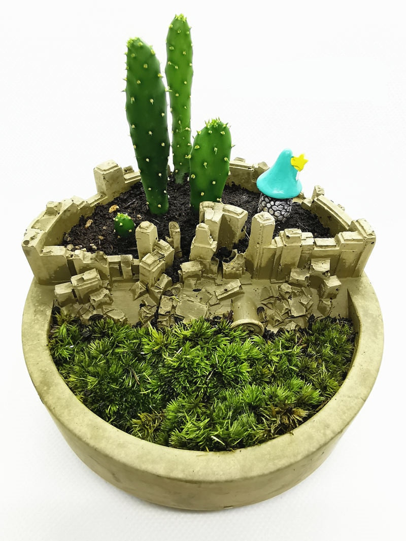 3D Silikon DIY Blomkruka Form | Veska