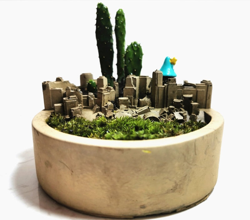 3D Silikon DIY Blomkruka Form | Veska