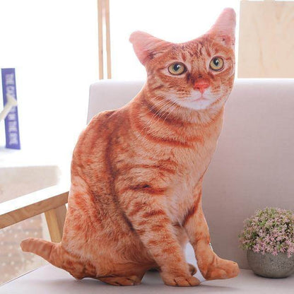 3D Tecknad Söt Katt Kuddar | Veska 2 50cm