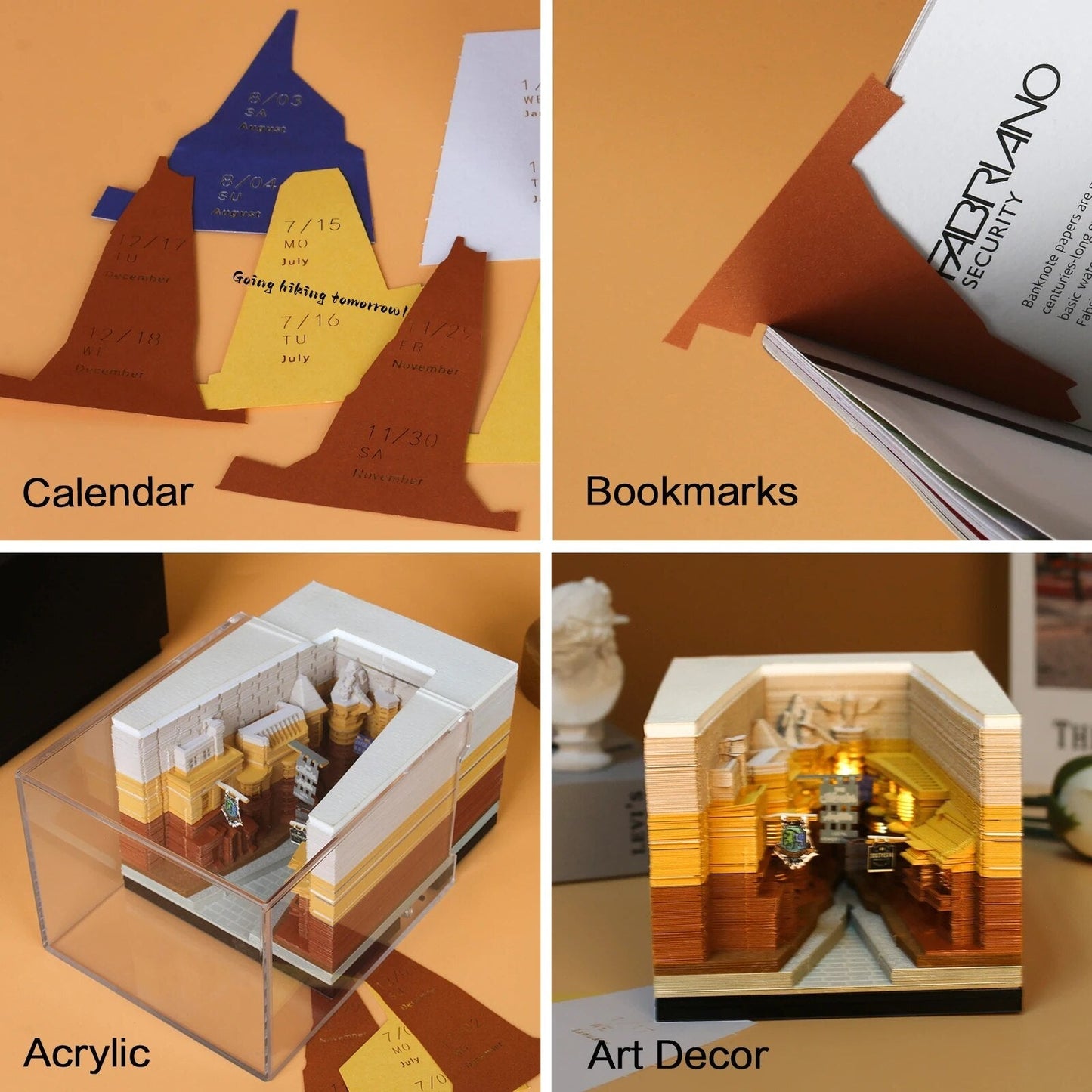 3D Upplyst Anteckningsblock | Veska