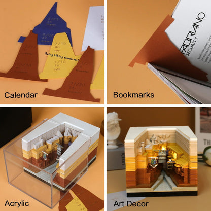 3D Upplyst Anteckningsblock | Veska