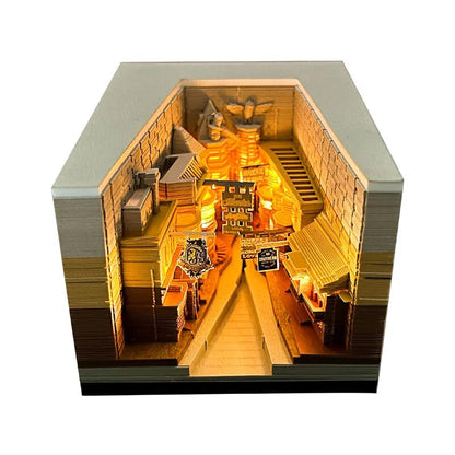 3D Upplyst Anteckningsblock | Veska Diagonal Gränden