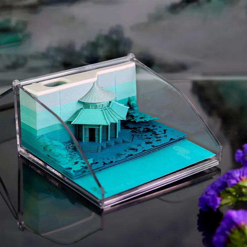 3D Upplyst Anteckningsblock | Veska Royal Garden