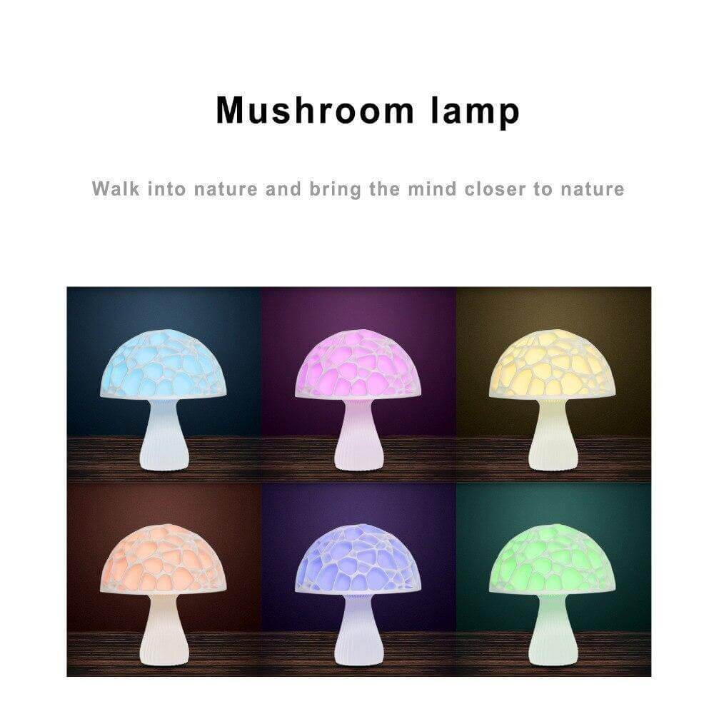 3D Utskrift Elegant Svamp Lampa | Veska