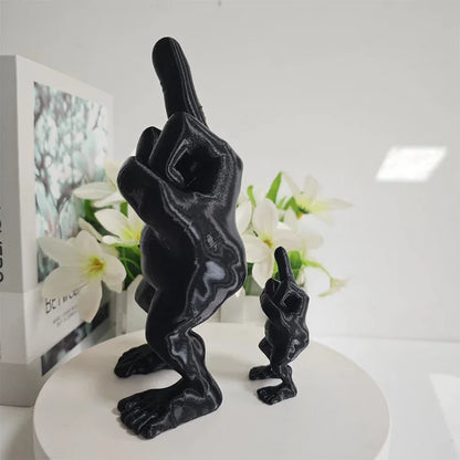 3D Utskriven Långfinger Rolig Dekor | Veska