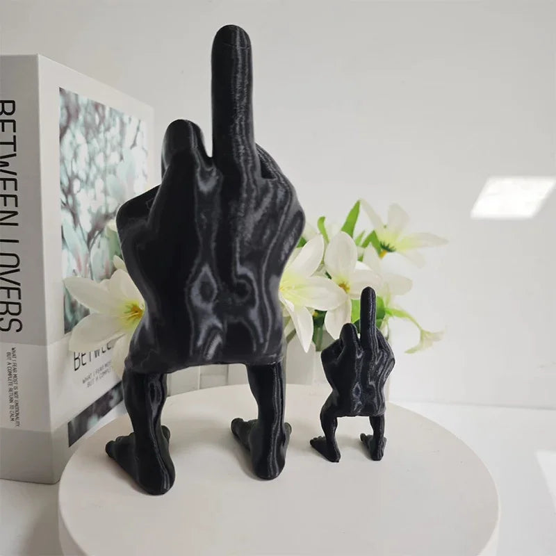 3D Utskriven Långfinger Rolig Dekor | Veska