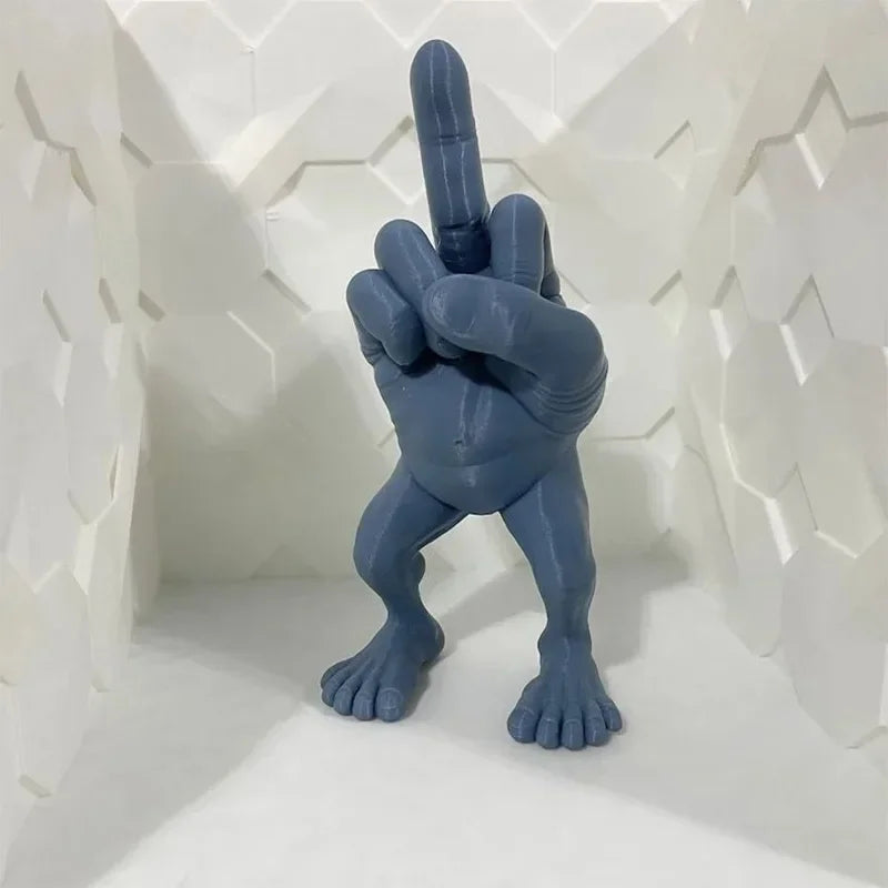 3D Utskriven Långfinger Rolig Dekor | Veska