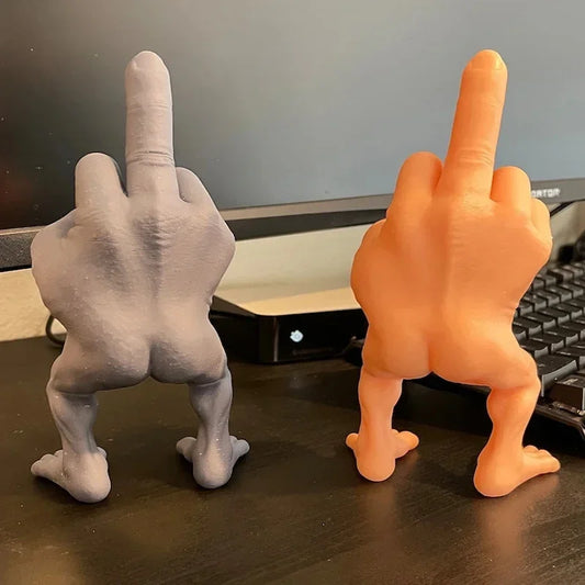 3D Utskriven Långfinger Rolig Dekor | Veska